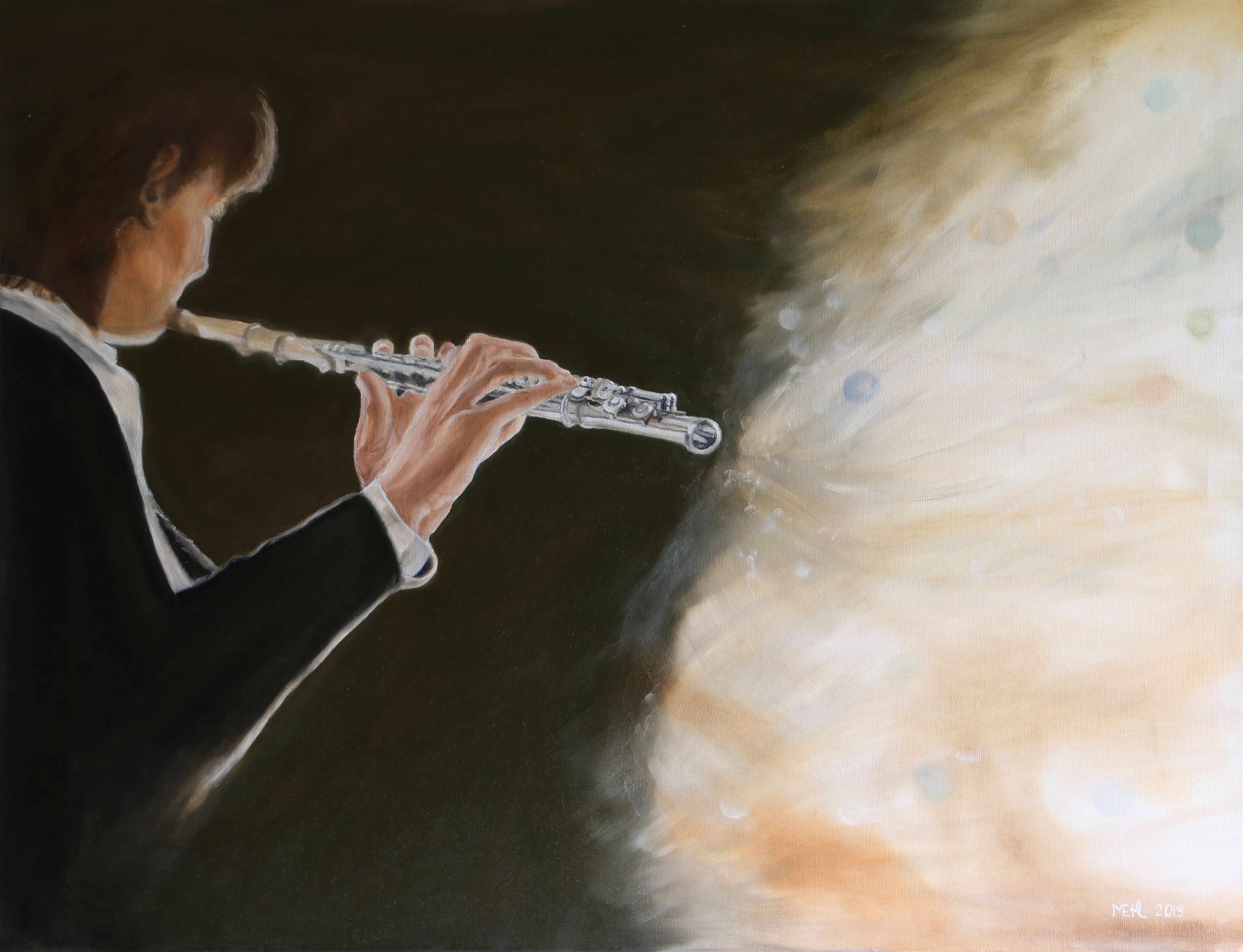 Zene, 58x75 cm