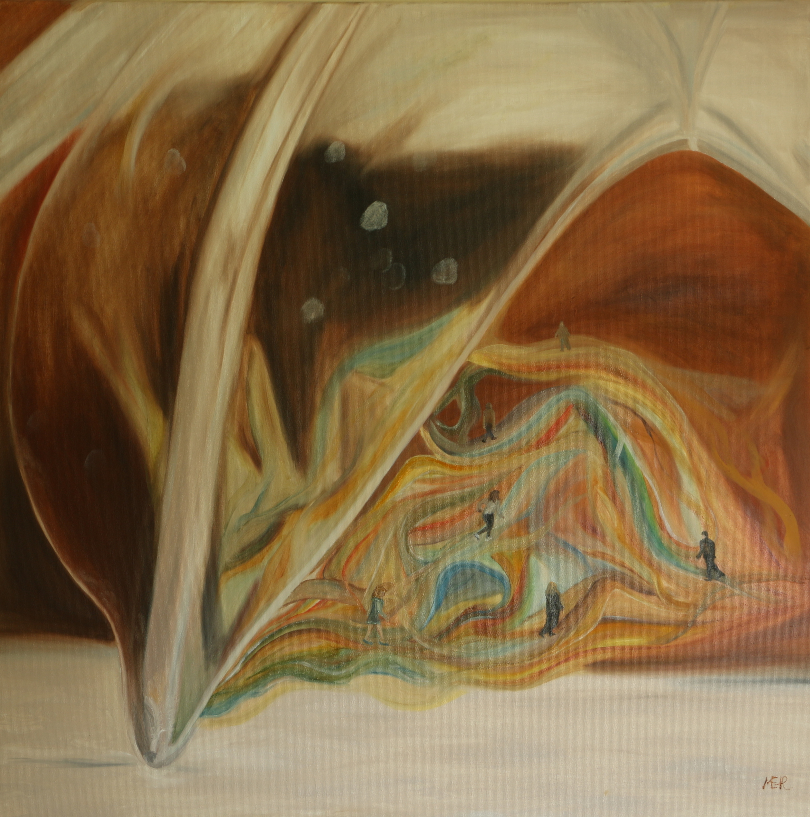 Ujjlenyomat, 80x80 cm