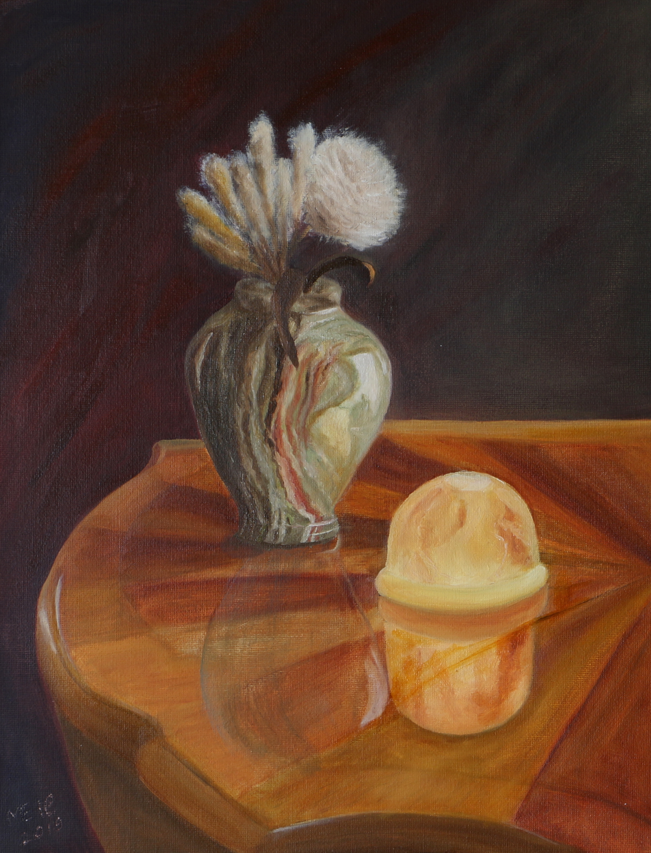 Ónix lámpa, 30x40cm