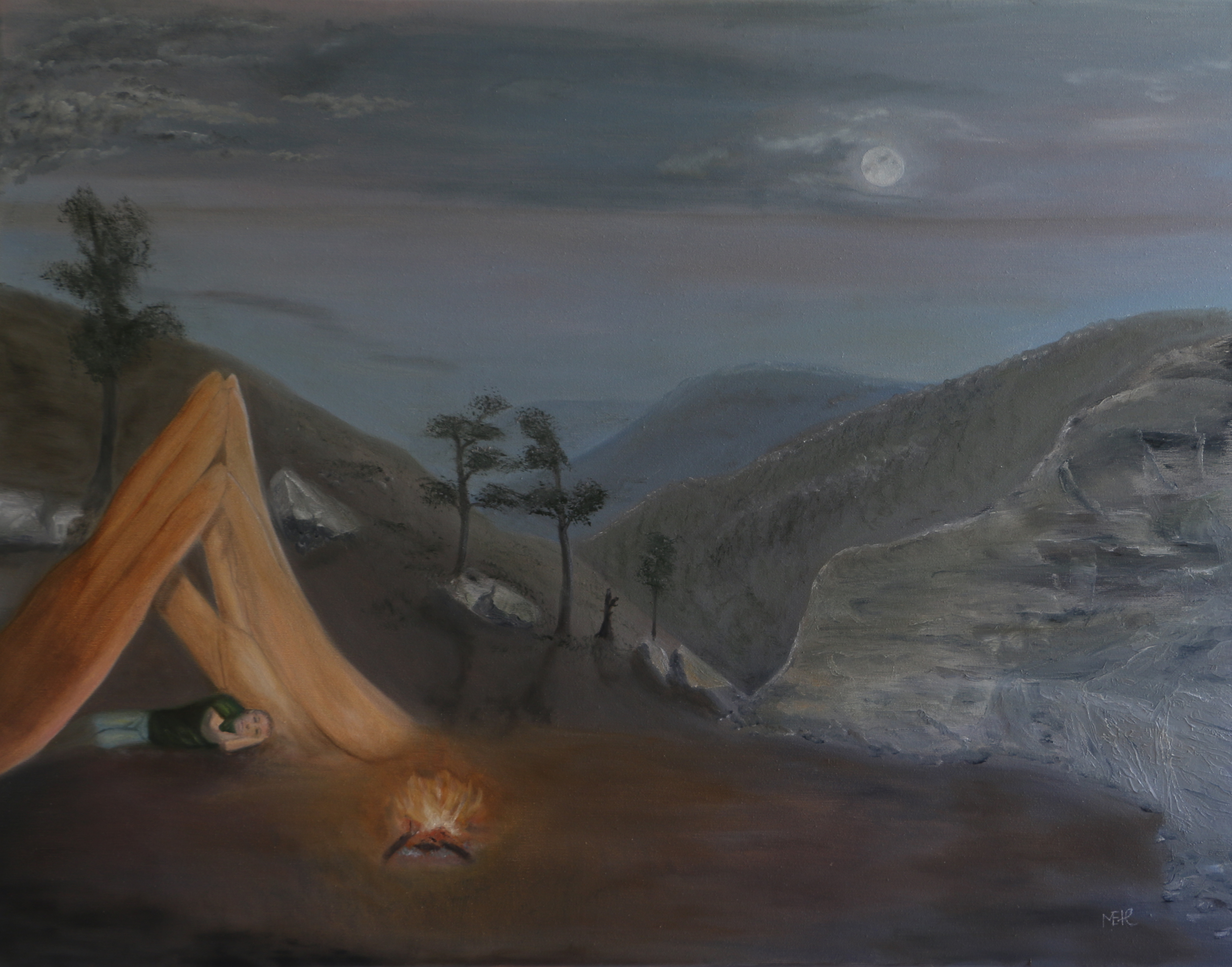 Valaki érte imádkozott, 70x90 cm