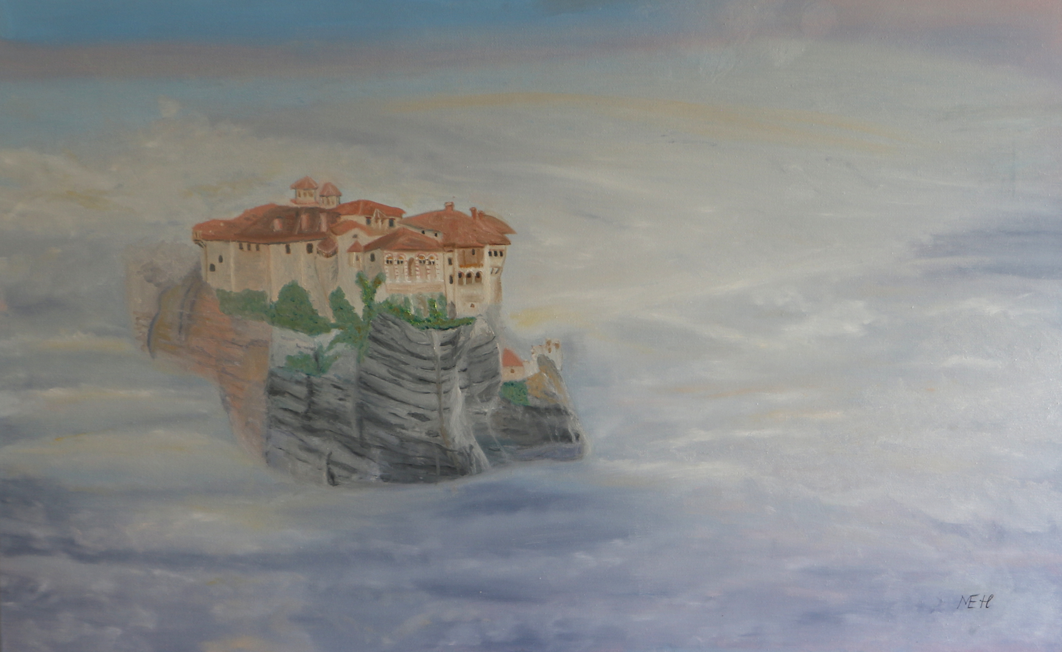 Felfelé, 50x80cm