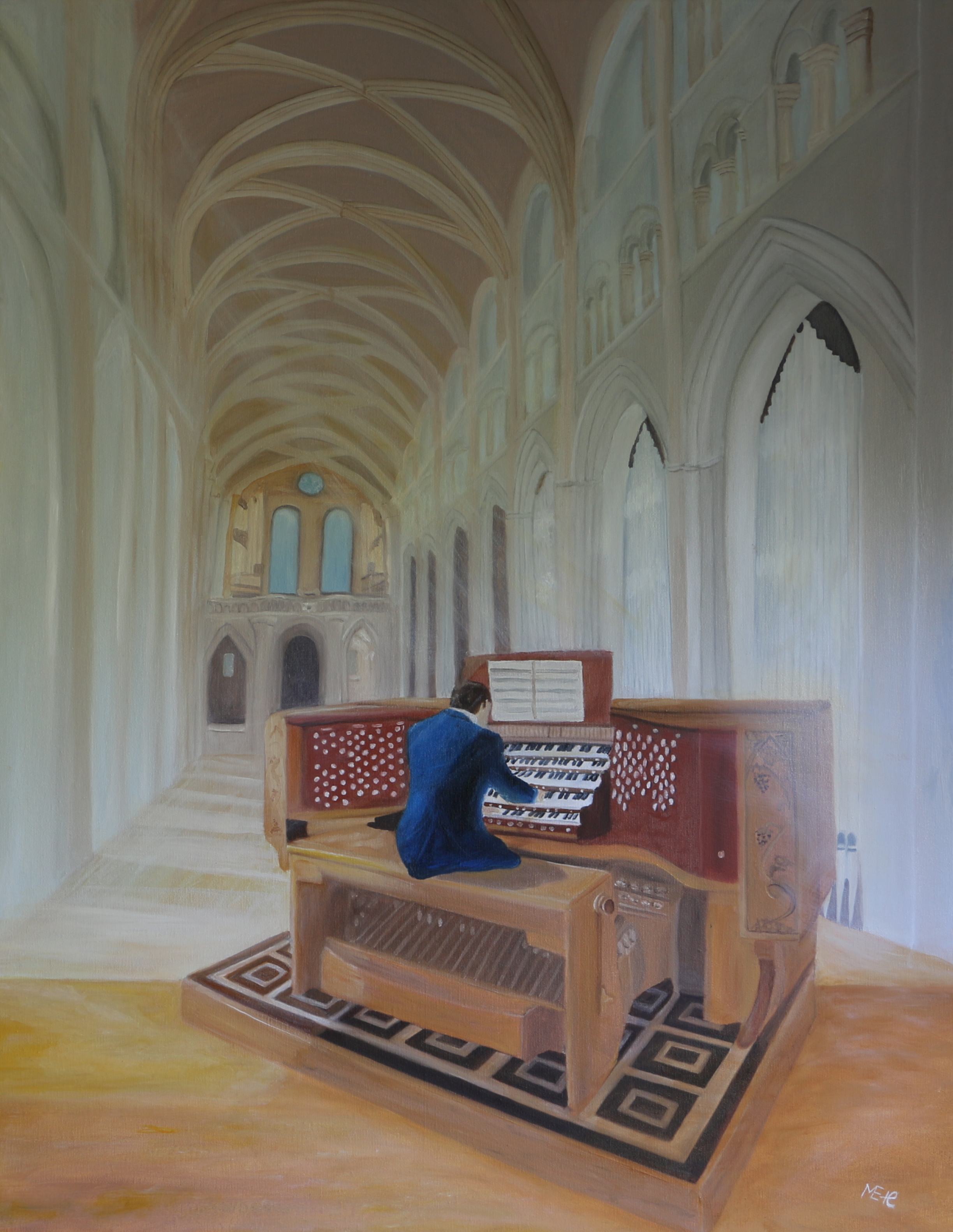 Orgonista, 70x90 cm