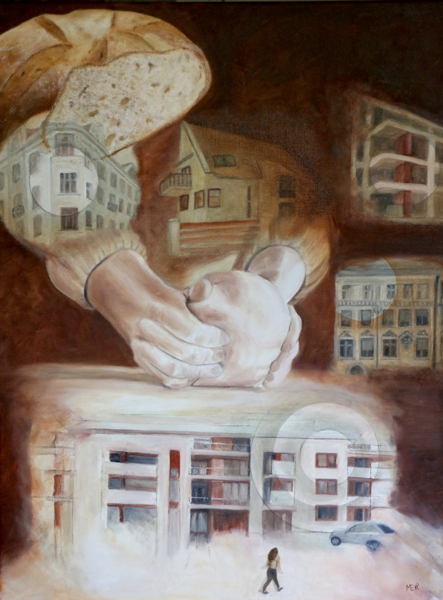 Közösségi kenyér, 60x80 cm
