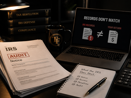 What the IRS Does When Your Records Do Not Match Your Returns