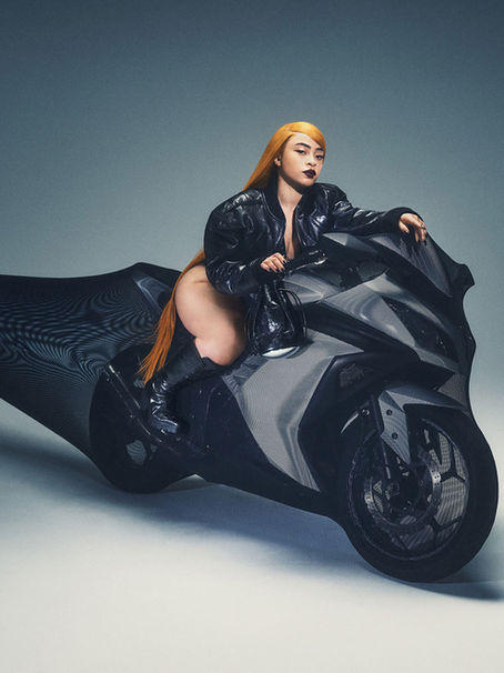 Ice Spice Rides Steady In Alexander Wang Spring 2024 Campaign