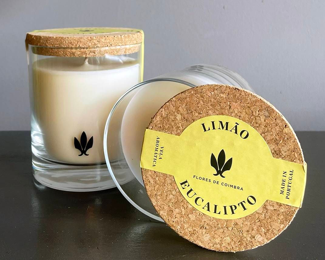 Vela de Limão e Eucalipto - Flores de Coimbra