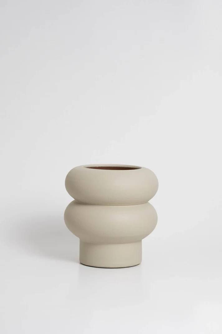 Jarra Ripple Pequeno- Off White | Ocactuu