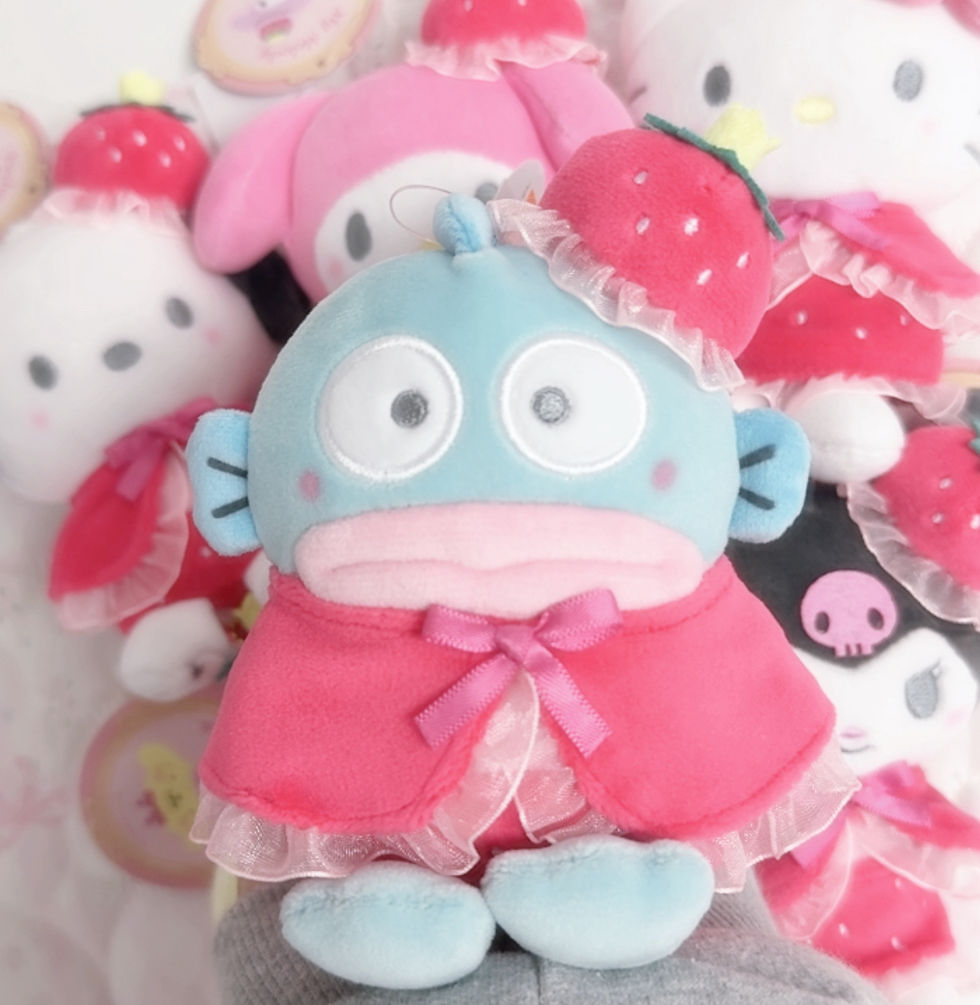 縮圖：[現貨]Sanrio - 草莓換裝坐坐公仔系列