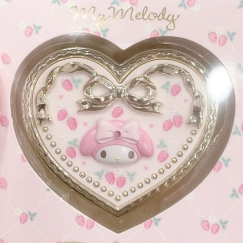 縮圖：[現貨]Sanrio - 角色心形首飾盒♪ Kuromi/Melody/Kitty/玉桂狗