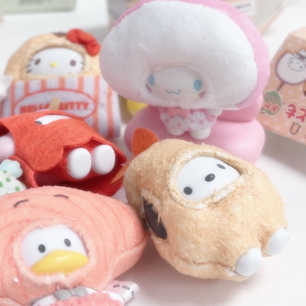 縮圖：[現貨]Sanrio - 食物造型迷你公仔掛件盲盒2(全8款)