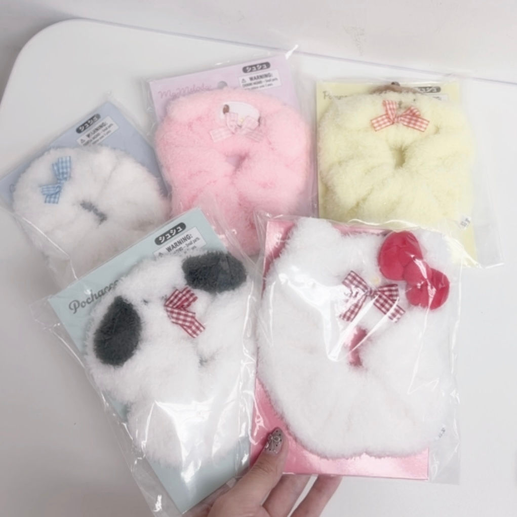 [現貨]Sanrio - 角色毛絨髮圈(共9款)