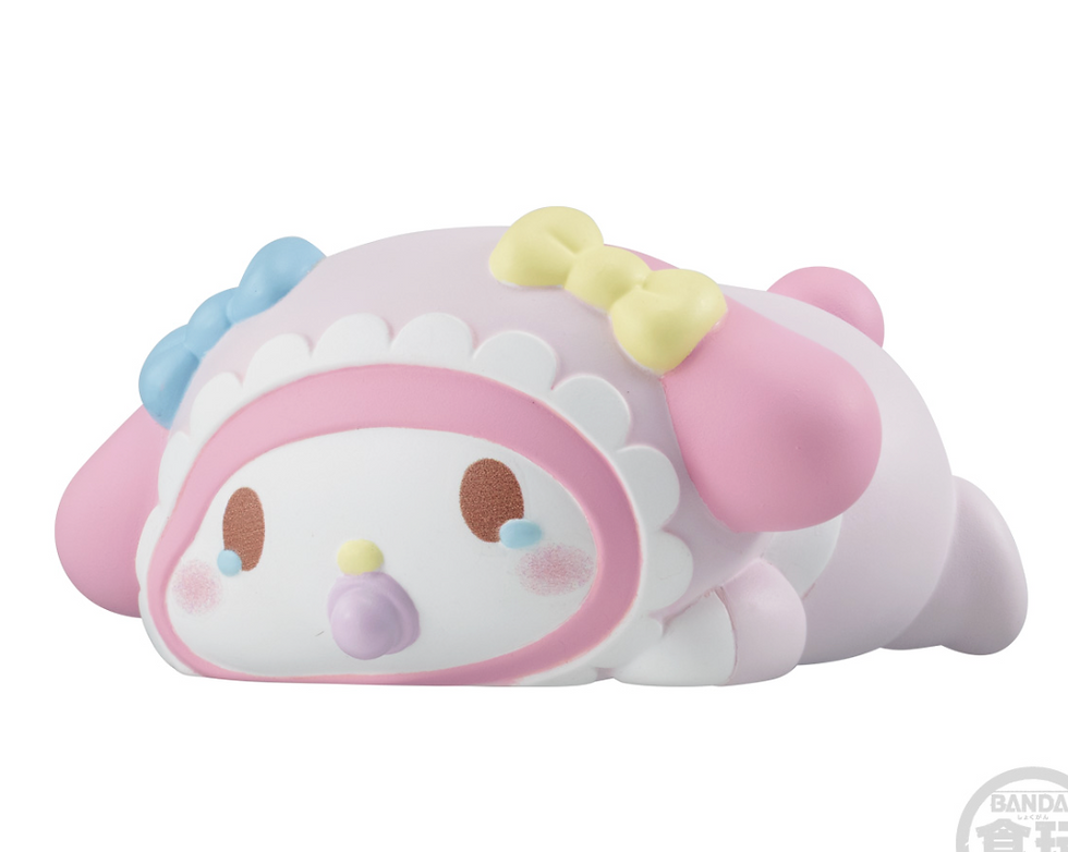 縮圖：[現貨]Sanrio - BANDAI MOCCHIRI KORORIN♪軟綿綿寶寶趴趴公仔 (全8種)