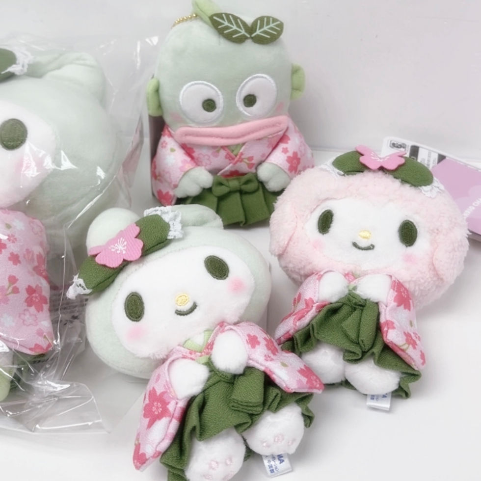 縮圖：[現貨]Sanrio - 抹茶系列2 公仔掛件(共3款)