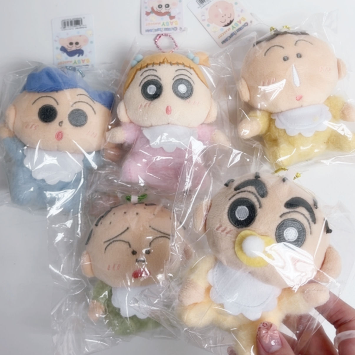 [現貨]蠟筆小新 - 角色BB公仔掛件(全5款)