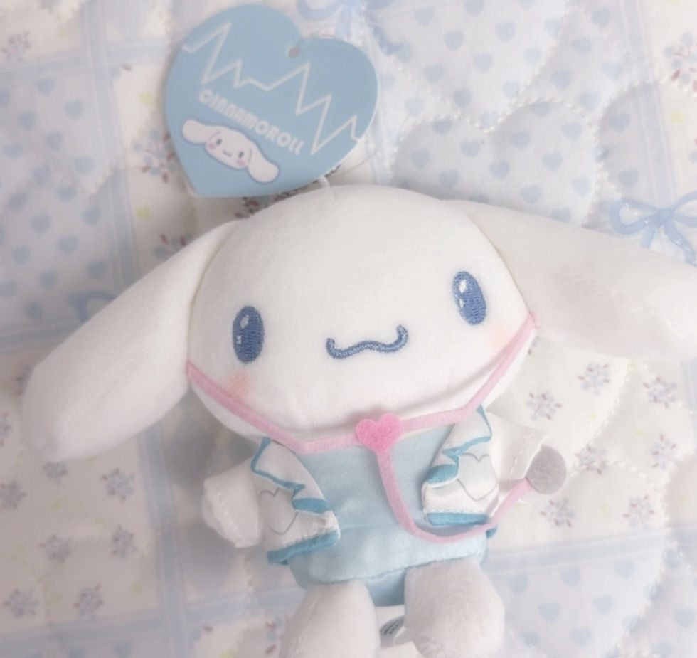 縮圖：[現貨]Sanrio - 小可愛醫生公仔掛飾（全2款） 