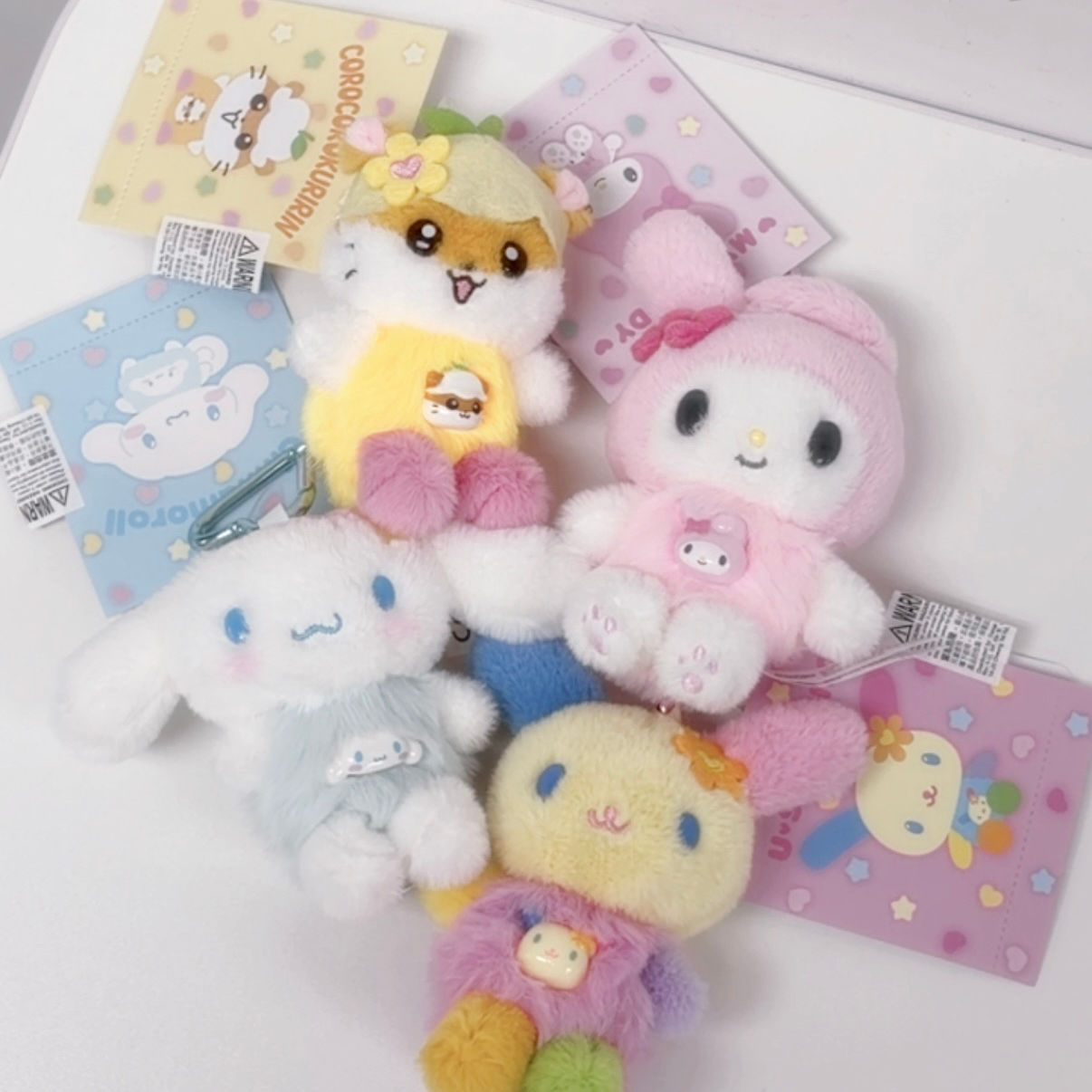 [現貨]Sanrio - 毛絨絨立體裝飾珠系列公仔(全4款)