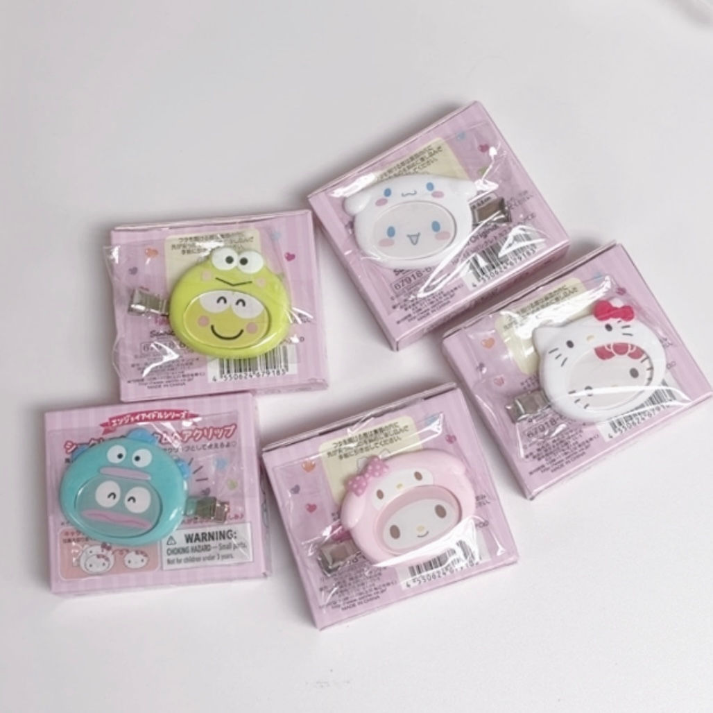 [現貨]Sanrio - 角色大頭髮夾(可換相)