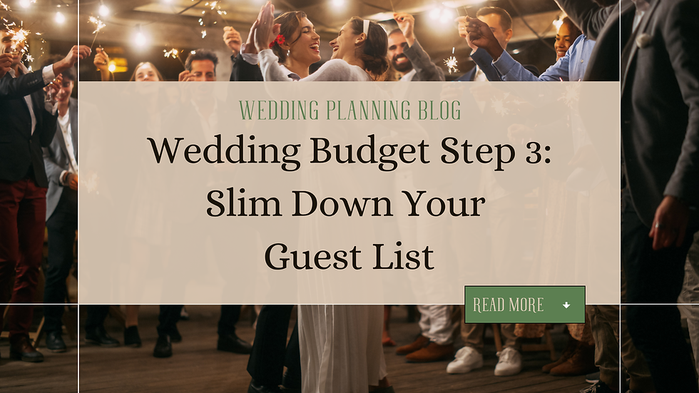 Smart Ways to Slim Down Your Wedding Guest List