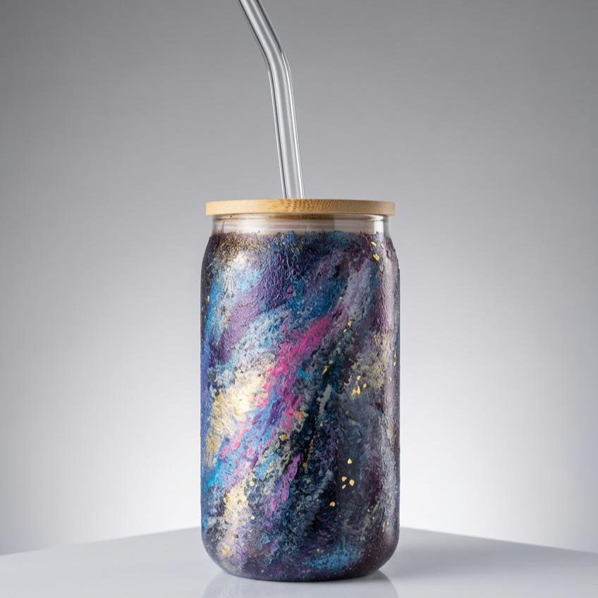 Galaxy Glass Cans | $35
