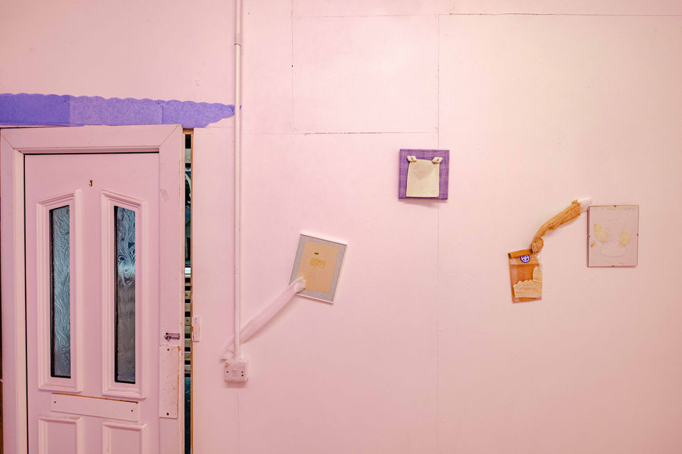 Drawing Installation by Hong Kong UK-based artist Jessie Cheuk Lam Tam Be Friend OK?