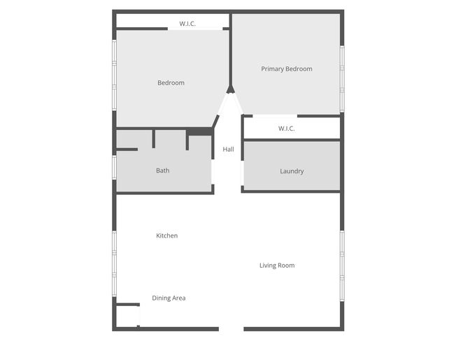 Rendered Vineyard Path Apartment Floor Plan