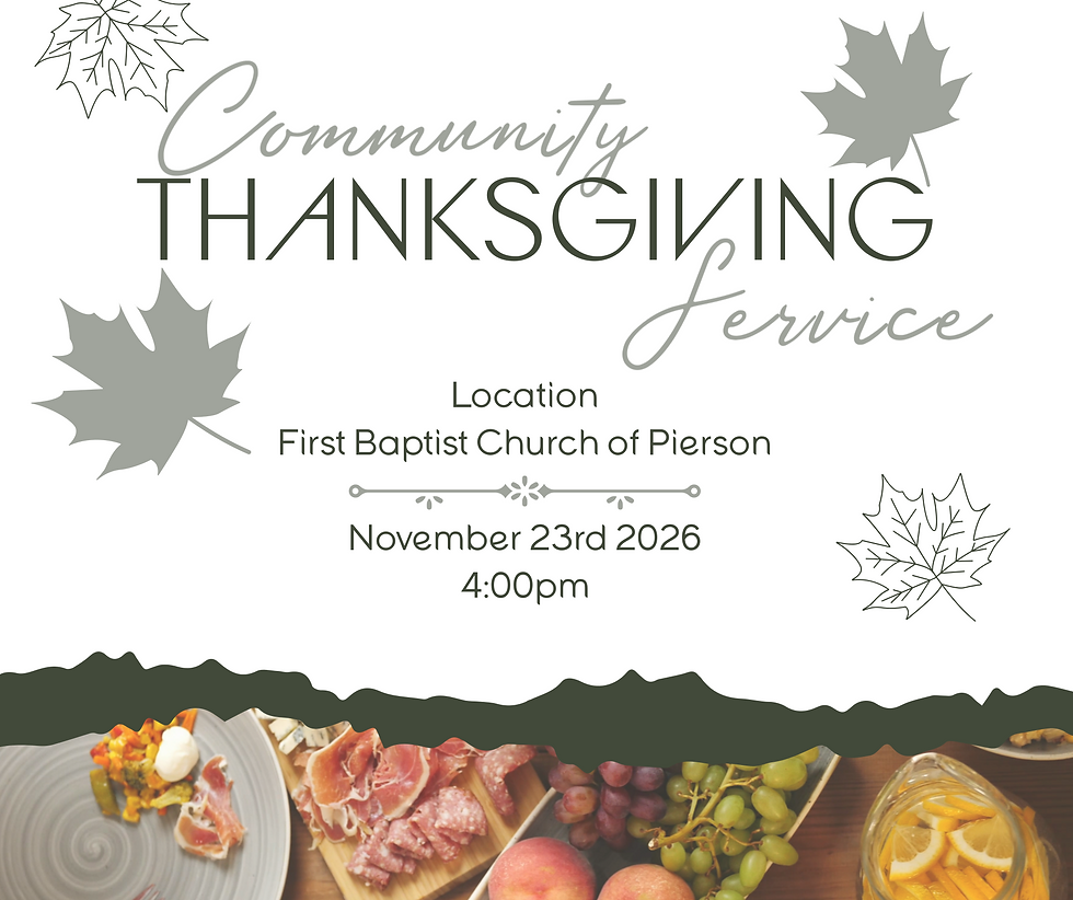 Community Thanksgiving Service