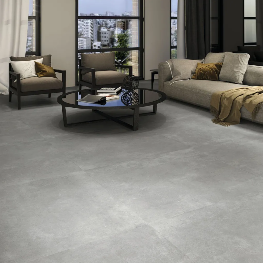 Miniatura: V - Porcelanato tipo Cemento - Gris 80x80