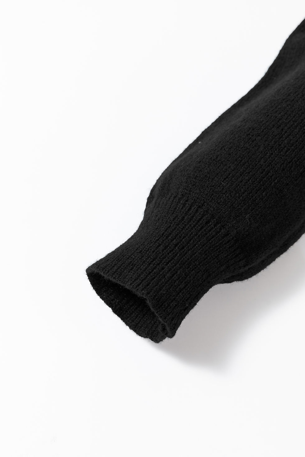 Thumbnail: Black Howdy Heart Graphic Round Neck Casual Sweater