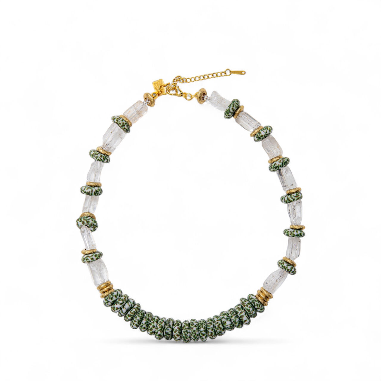 No.7 - Crystal Quartz Detailed Necklace - A/W 25-26 Silent Reverie