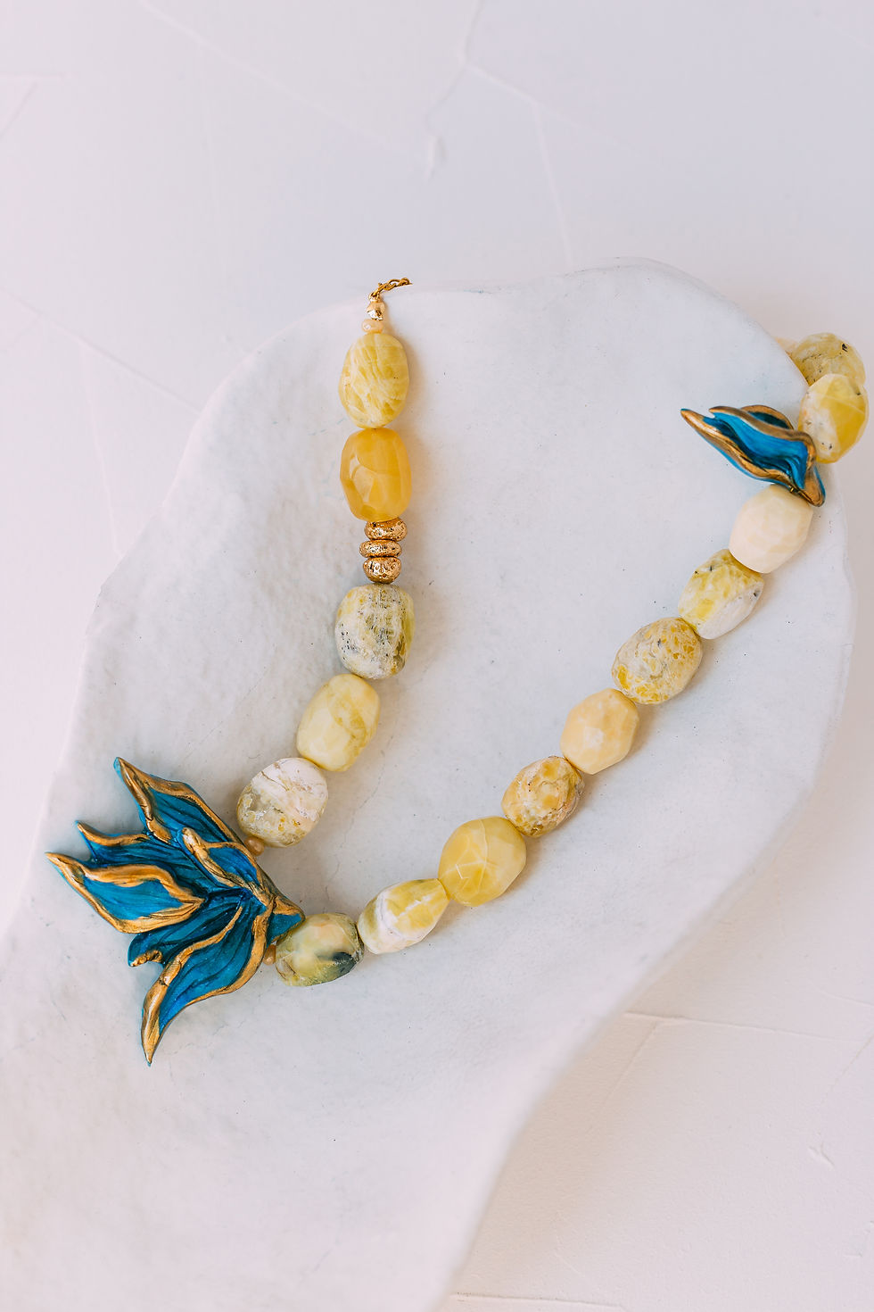 Thumbnail: CYRE - Yellow Opal Necklace