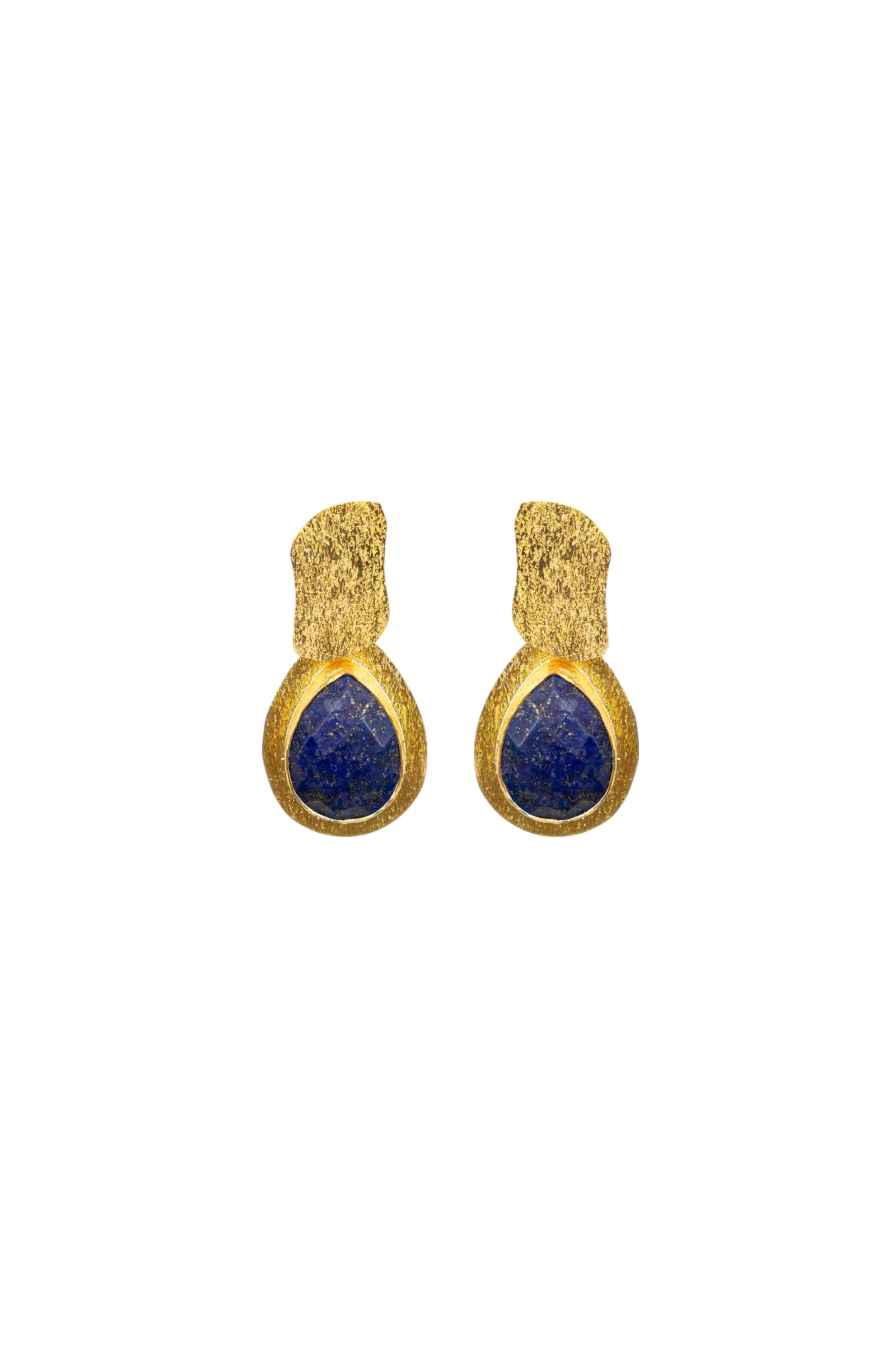 No.8 - Lapis Lazuli Stone Earrings - S/S '26 Dear, Sunset