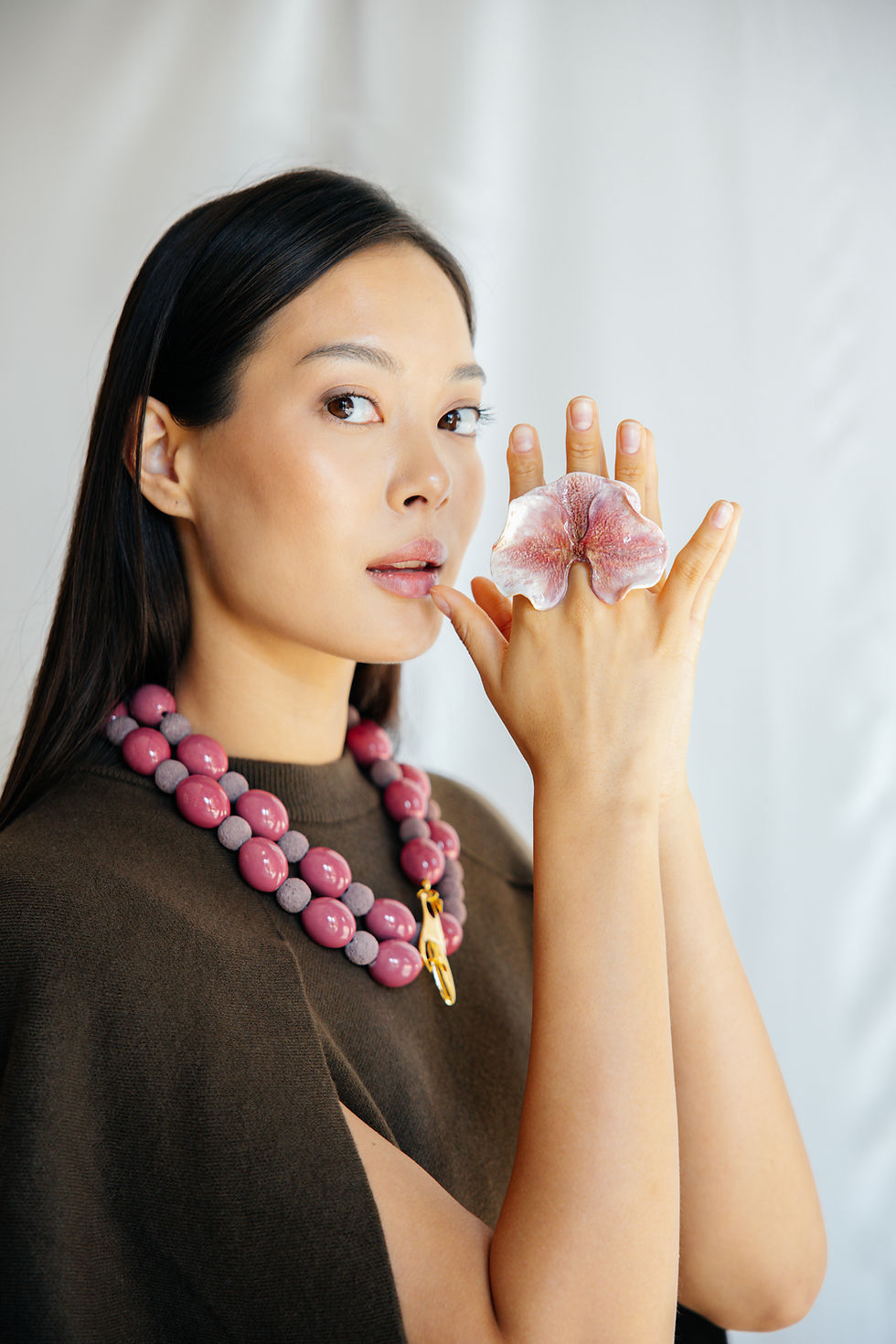 Thumbnail: No.17 - Lava Stone Necklace - A/W 25-26 Silent Reverie