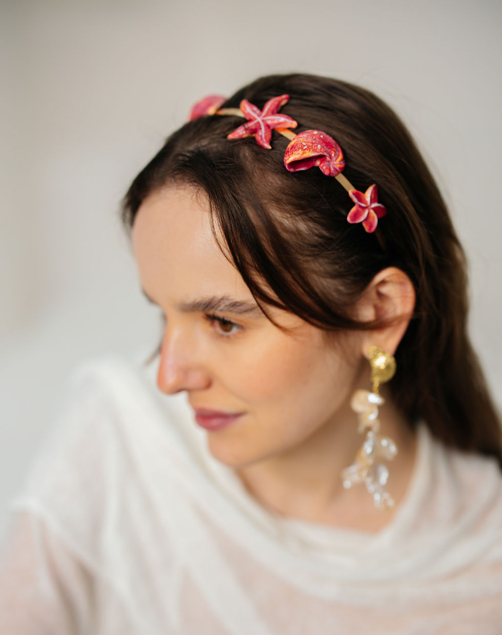 Thumbnail: SIREN BLOOM - Polymer Clay Tiara - S/S '26