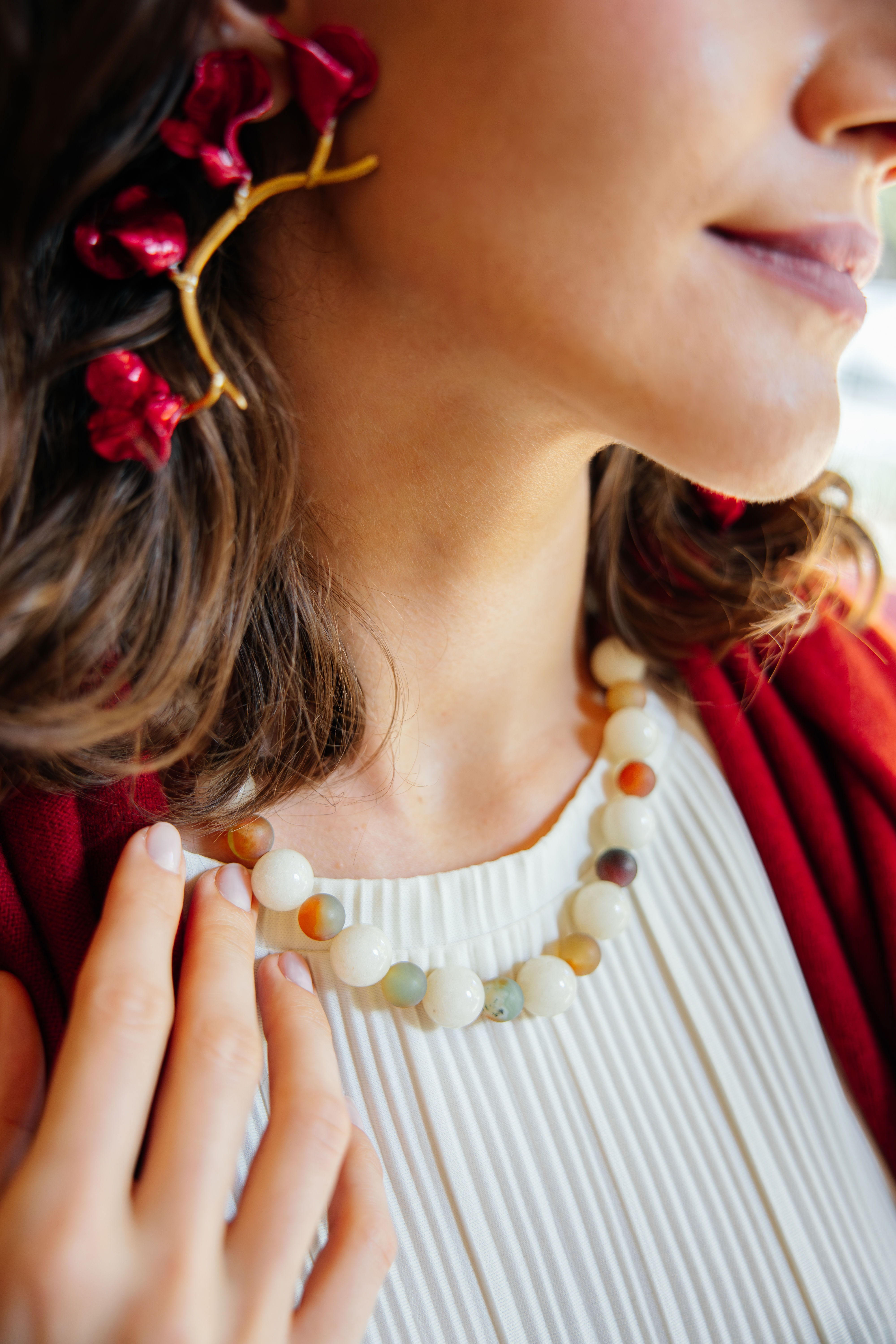 No.27 - Agate Stone Necklace - A/W 25-26 Silent Reverie