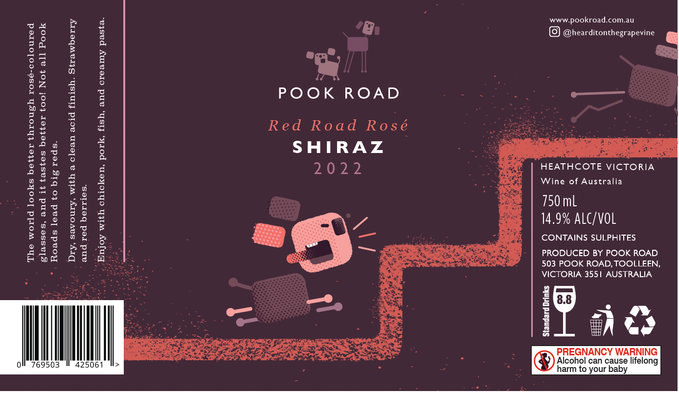 Red Road Rosé - Pook Road - 2022