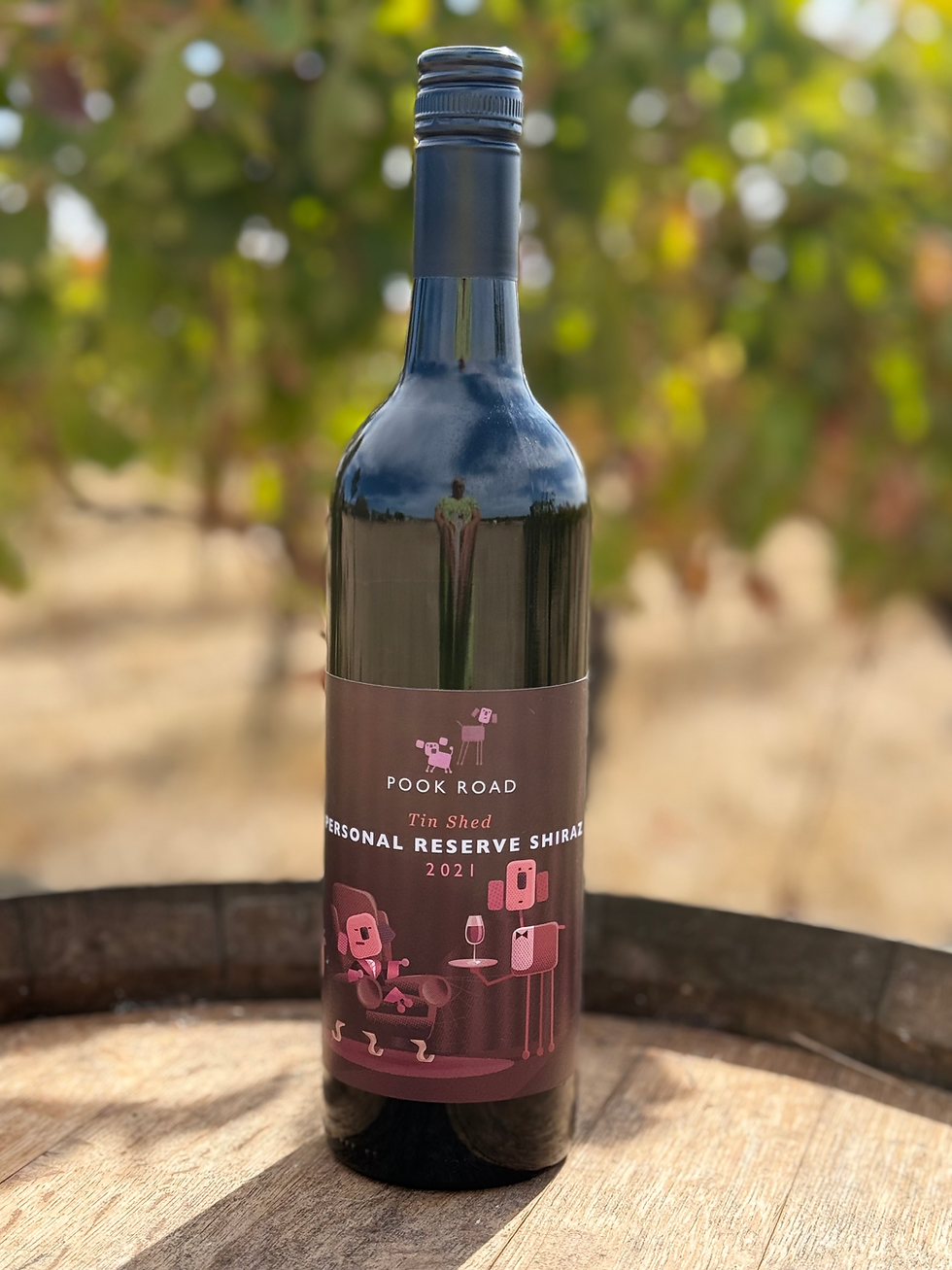 Tin Shed Shiraz Personal Reserve - Pook Road- 2021