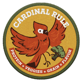 Protein + Veggies + Grain = Flavor