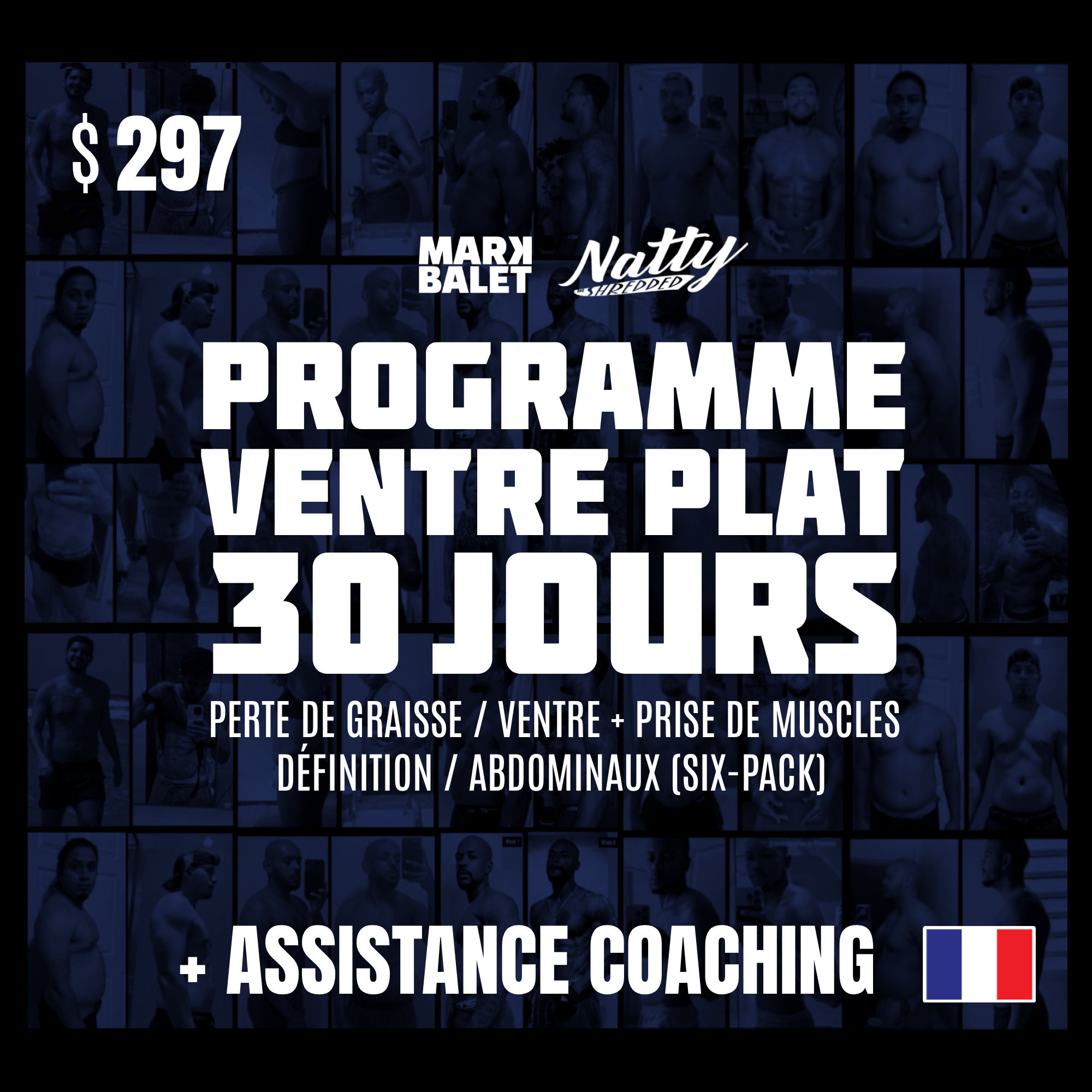 Programme Ventre Plat en 30 Jours + Assistance Coaching