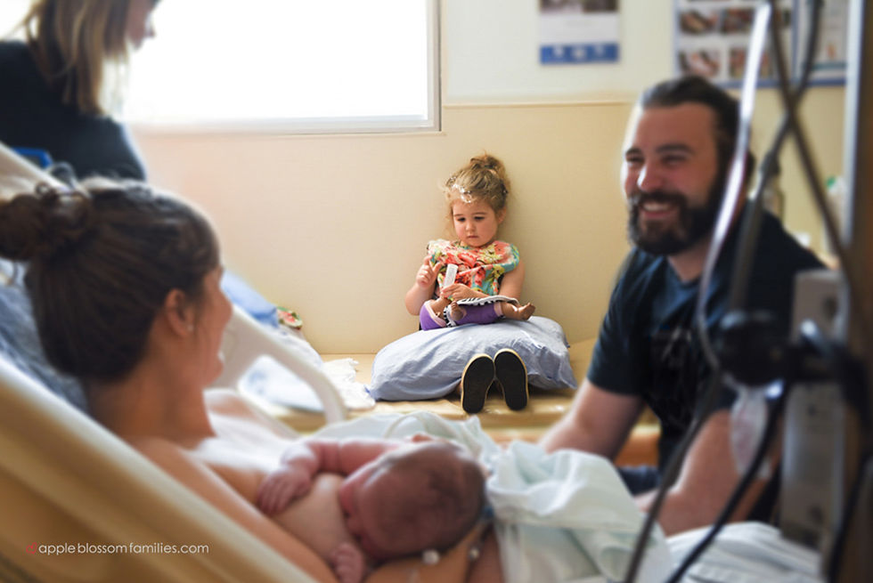 Vancouver Birth Photographer Apple Blossom Families