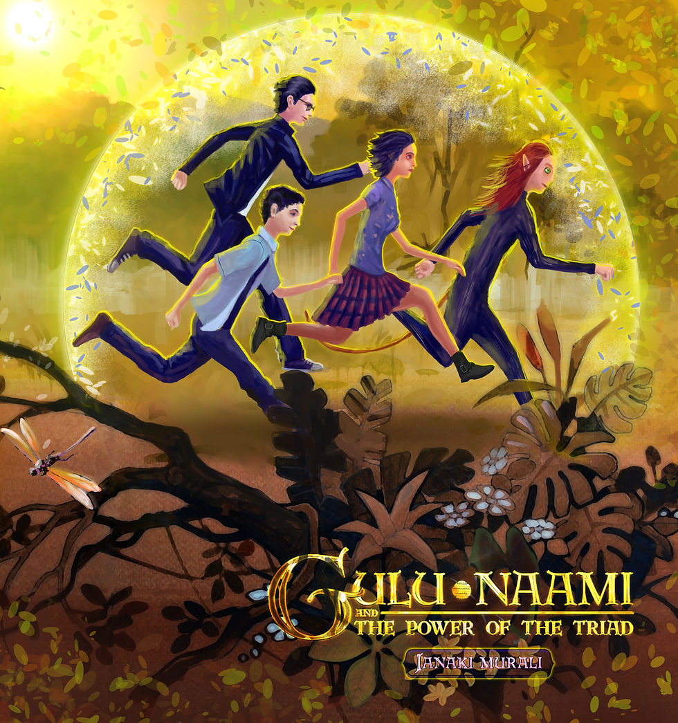 Cover design for the story