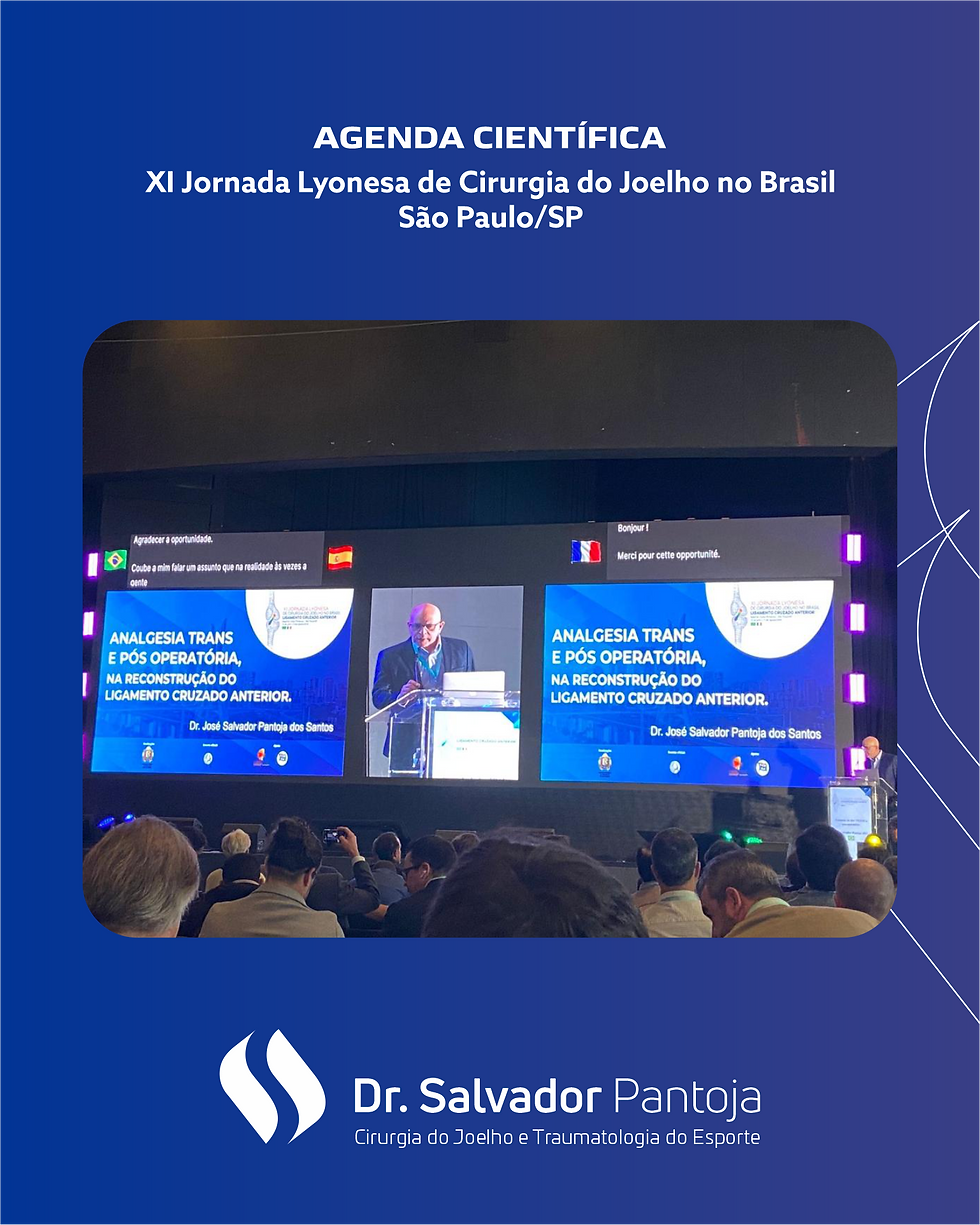 XI Jornada Lyonesa de Cirurgia do Joelho no Brasil - São Paulo/SP