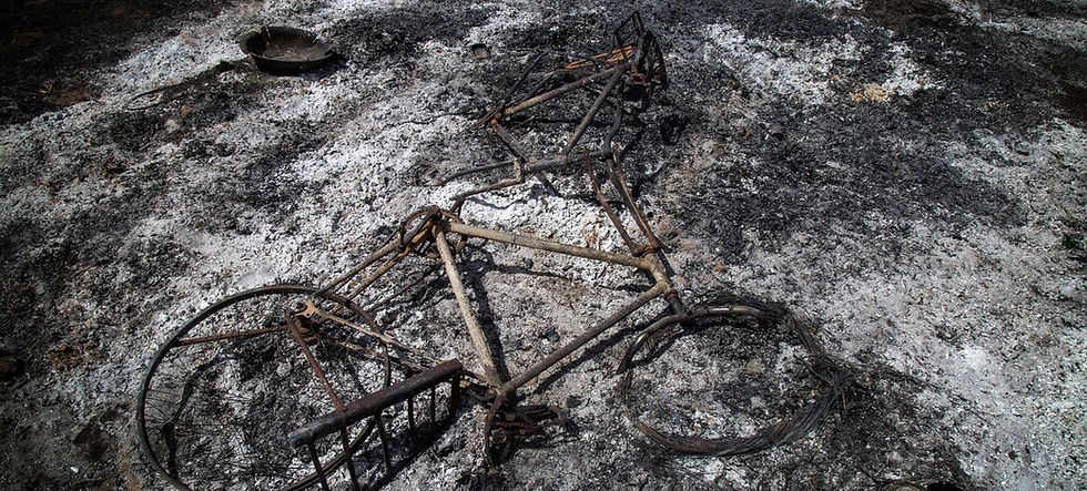 Aftermath of clashes in a village in Mopti, south-central Mali. (file)