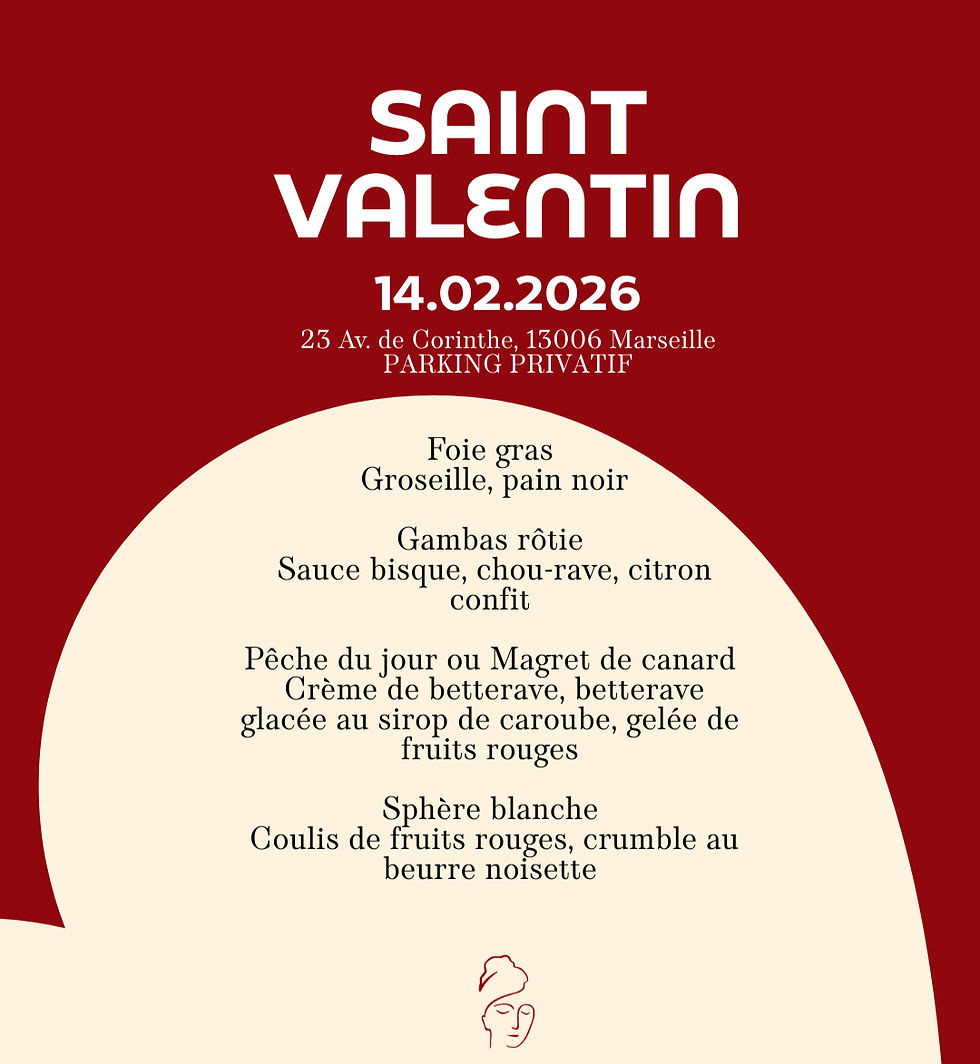 Saint-Valentin chez Héméra – Dîner en 4 étapes