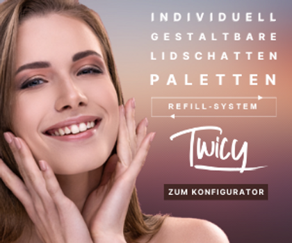 Individuell konfigurierbare Makeup Paletten