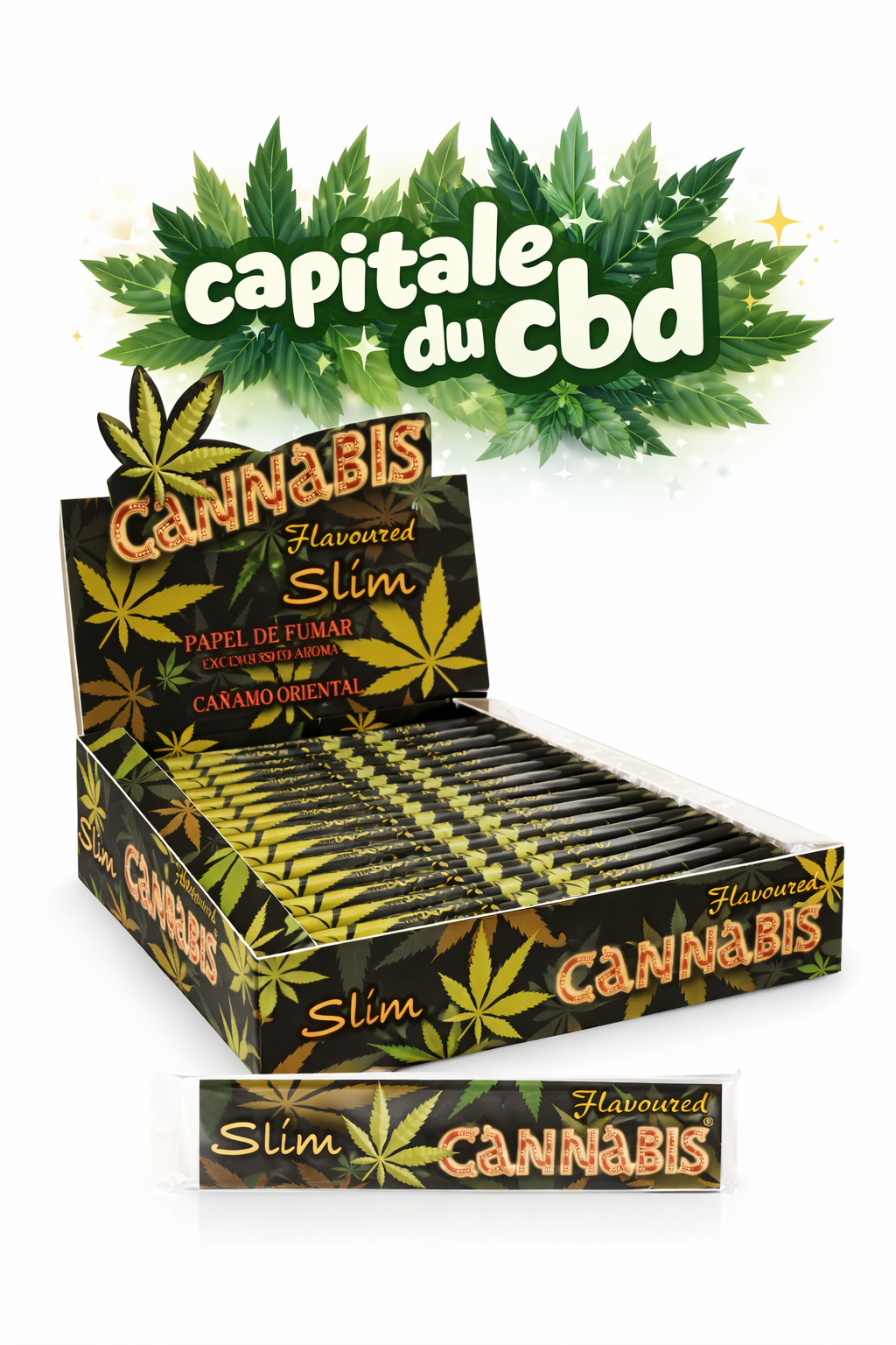 Feuilles à rouler Slim Flavoured Cannabis – Arôme Chanvre
