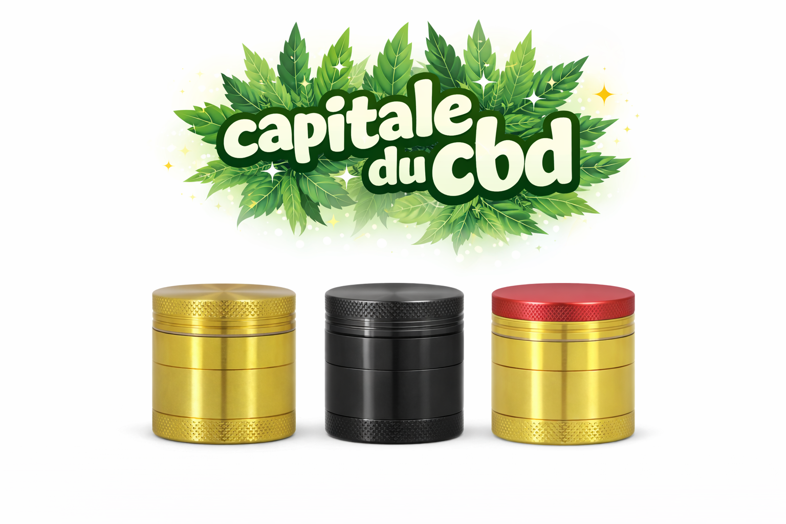 Grinder Aluminium 4 Parties – Qualité Premium | Capitale du CBD
