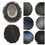 Thumbnail: Afro Hair System Weave Chart for Men I Yalla Hair