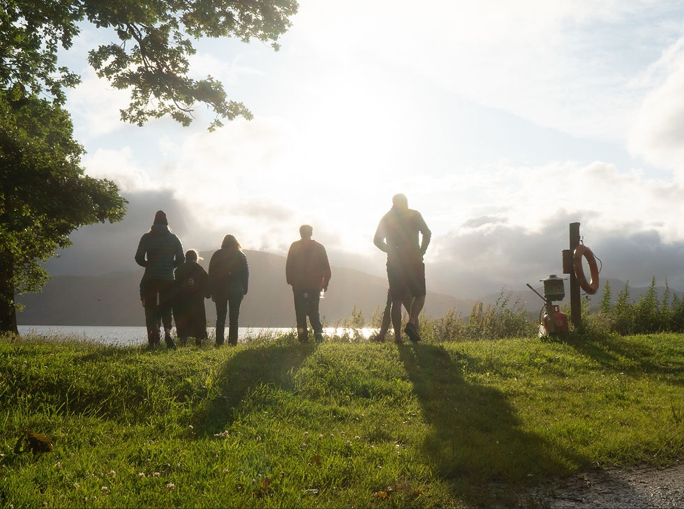 Scenic trail running through the Scottish Highlands during a guided West Highland Way running adventure with Run Weekends, offering trail running holidays Europe, running retreats and trail running vacations for all abilities