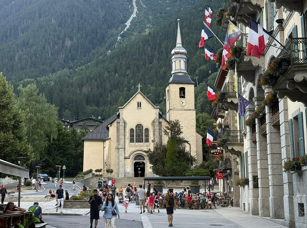 UTMB finish line Chamonix trail running holiday Run Weekends running adventure Alps France