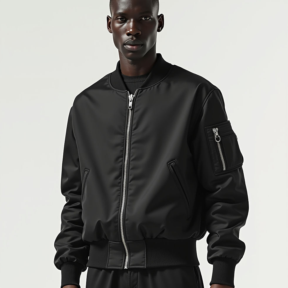 Matte Bomber Jacket
